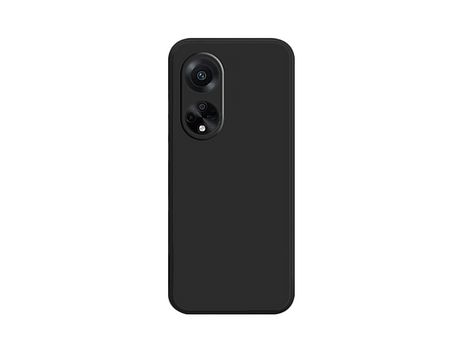 Carcasa de Silicona Líquida para Oppo A1 5G Negra PHONECARE