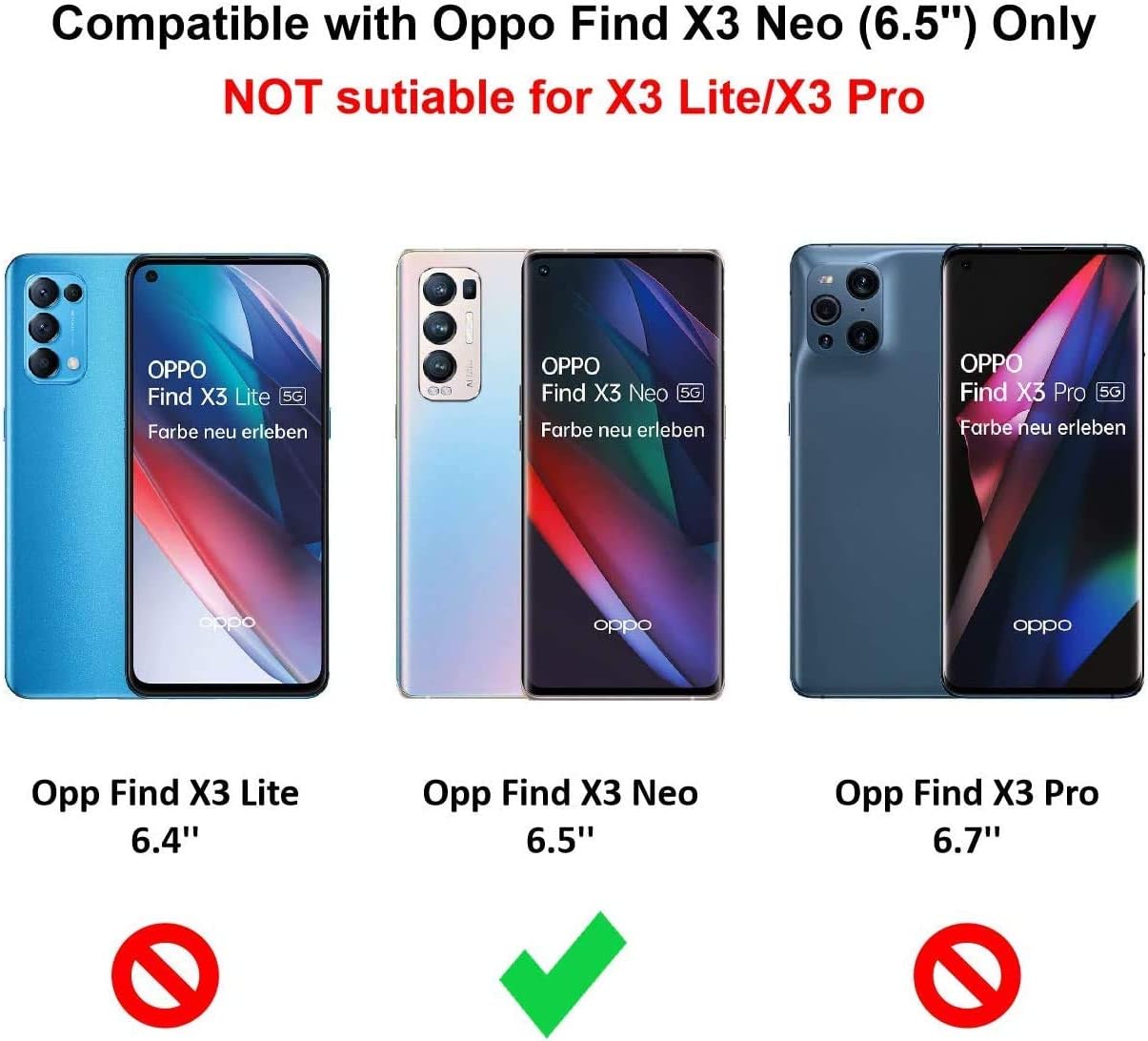 Funda Oppo Find X3 Pro 5G HONGWE. (Negro)