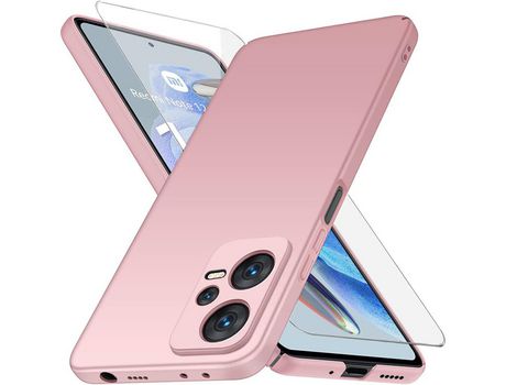 Funda Xiaomi Redmi Note 12 Pro 5G HONGWE. (Rosa Dorado)