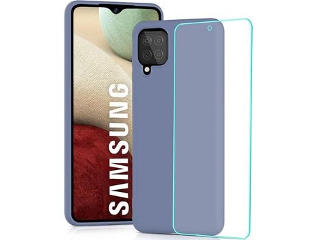 Funda Samsung A12 HONGWE. (Lavanda Gris)