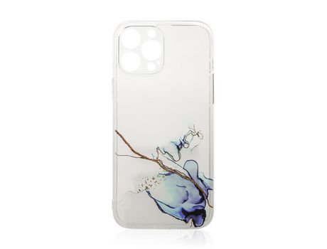 Carcasa de mármol para Xiaomi Redmi Note 11 Carcasa de gel azul mármol