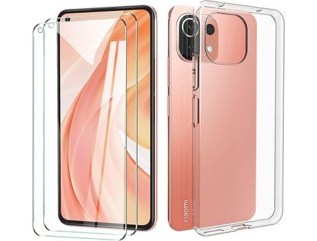 Carcasa protectora transparente para Xiaomi Mi 11 Lite Carcasa de silicona suave Tpu para Xiaomi Mi 11 Lite HONGWE.