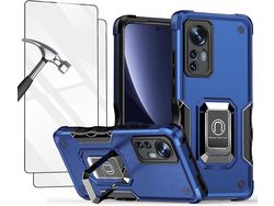 Kit Carcasa para Xiaomi 12 Pro HONGWE. Azul