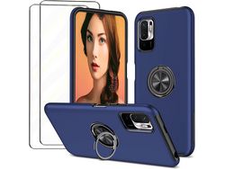 Kit Carcasa para Xiaomi Redmi Note 10 5G/Poco M3 Pro HONGWE. Azul