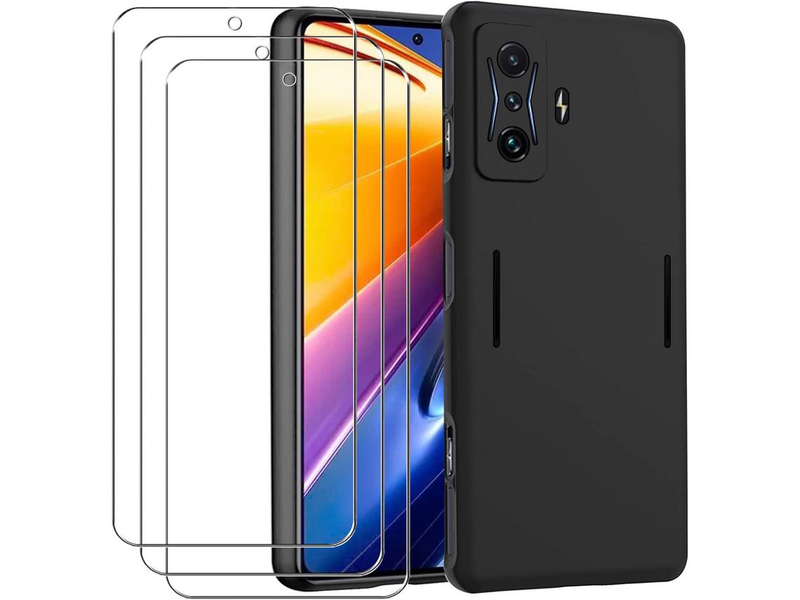 Kit Carcasa para Xiaomi Poco F4 Gt 5G HONGWE. Negro