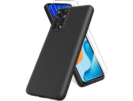 Kit Carcasa para Xiaomi Redmi Note 11 HONGWE Negro