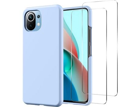 Kit Carcasa para Xiaomi Mi 11 Lite 4G&5G HONGWE Azul