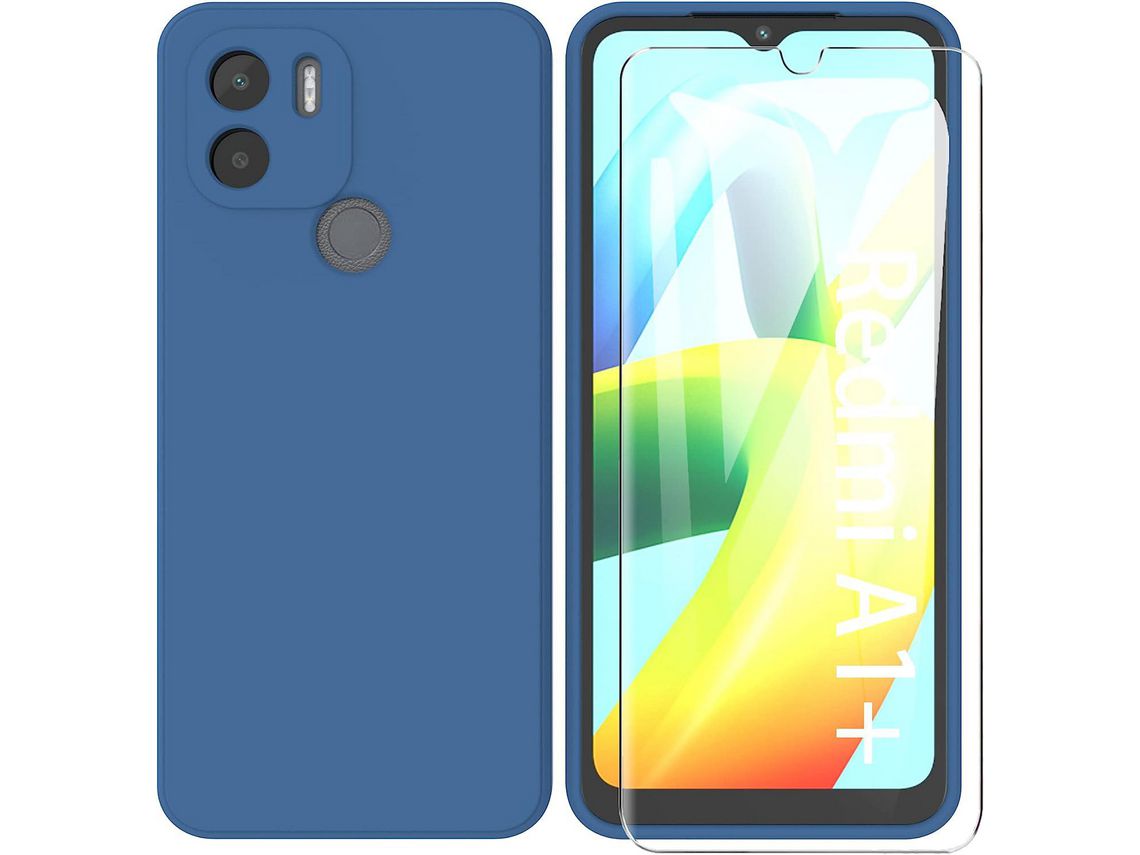 Kit Carcasa para Xiaomi Redmi A1 +/A1 Plus 4G HONGWE. Azul