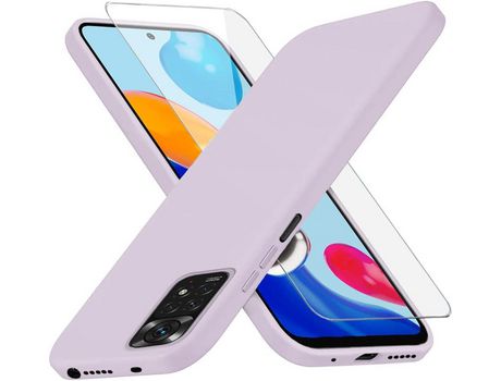 Kit Carcasa para Xiaomi Redmi Note 11/11S HONGWE Luz Violeta