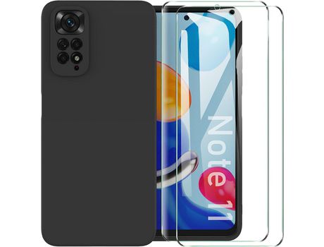 Kit Carcasa para Xiaomi Redmi Note 11 4G HONGWE Negro
