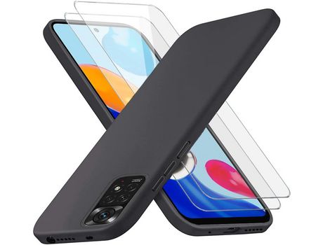 Kit Carcasa para Xiaomi Redmi Note 11/11S HONGWE Negro