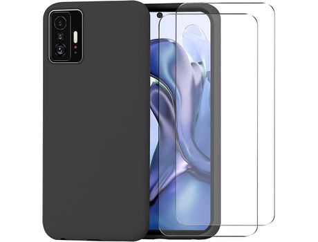Kit Carcasa para Xiaomi Mi 11T 5G/11T Pro 5G HONGWE Negro