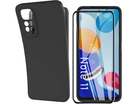 Kit Carcasa para Xiaomi Redmi Note 11 4G HONGWE Negro