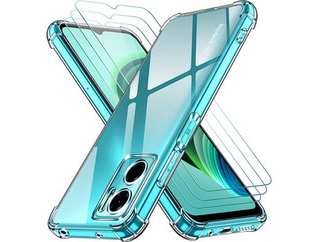 Kit Carcasa para Xiaomi Redmi 10 5G HONGWE Transparente