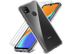 Kit Carcasa para Xiaomi Redmi 9C/10A HONGWE. Transparente