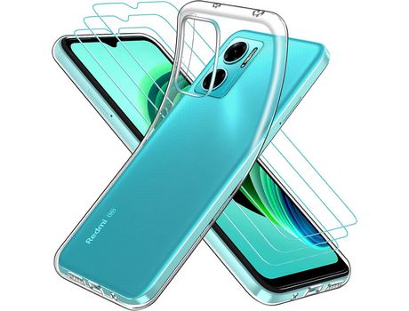 Kit Carcasa para Xiaomi Redmi 10 5G HONGWE Transparente