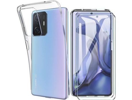 Kit Carcasa para Xiaomi Mi 11T/Mi 11T Pro HONGWE Transparente