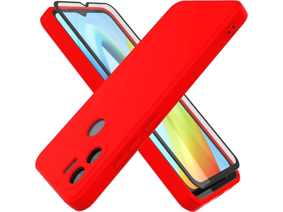 Kit Carcasa para Xiaomi Redmi A1 +/A1 Plus 4G HONGWE. Rojo
