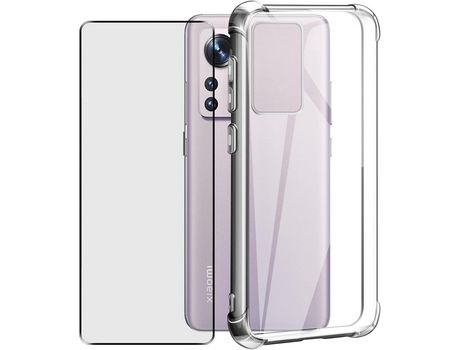 Kit Carcasa para Xiaomi Mi 12 Pro HONGWE Transparente