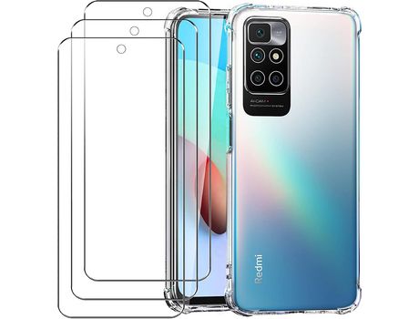 Kit Carcasa para Xiaomi Redmi 10 HONGWE Transparente