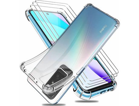 Kit Carcasa para Xiaomi Redmi 10 4G HONGWE Transparente