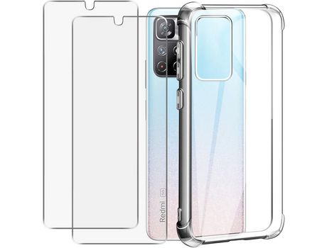 Kit Carcasa para Xiaomi Redmi Note 11 HONGWE Transparente