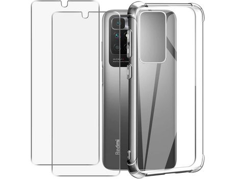 Kit Carcasa para Xiaomi Redmi 10 HONGWE Transparente
