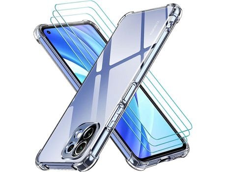 Kit Carcasa para Xiaomi Mi 11 Lite 4G/5G/Ne HONGWE Transparente
