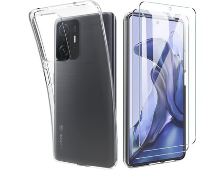 Kit Carcasa para Xiaomi Mi 11T/11T Pro HONGWE Transparente