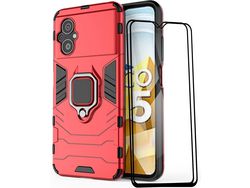 Kit Carcasa para Xiaomi Poco M5 HONGWE. Rojo