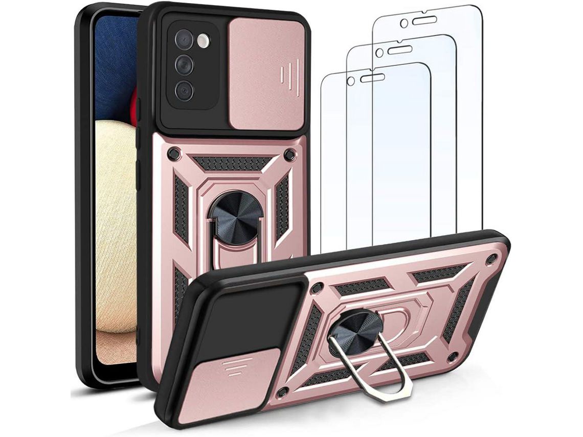 Kit Carcasa para Samsung Galaxy A32 5G HONGWE. Rosa
