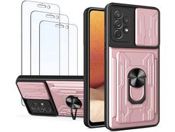 Kit Carcasa para Samsung Galaxy A33 HONGWE. Rosa
