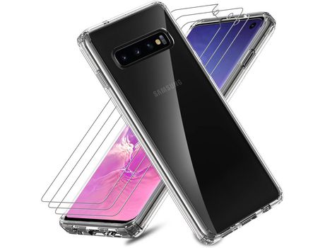Kit Carcasa para Samsung S10 HONGWE Transparente