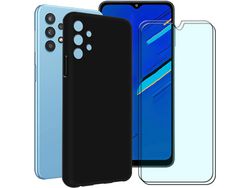 Kit Carcasa para Samsung Galaxy M32 5G HONGWE. Negro