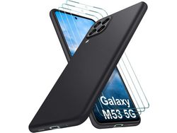 Kit Carcasa para Samsung Galaxy M53 5G HONGWE. Negro