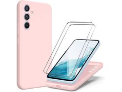 Kit Carcasa para Samsung Galaxy A54 5G HONGWE. Rosa