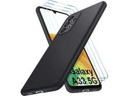 Kit Carcasa para Samsung Galaxy A33 5G HONGWE. Negro