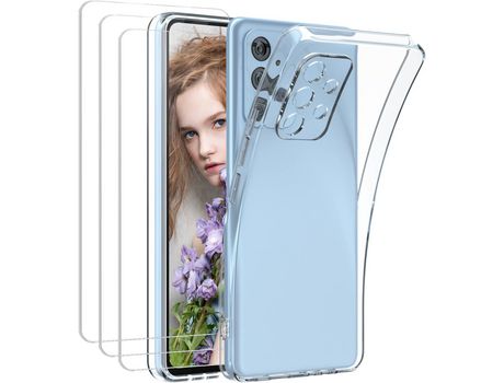 Kit Carcasa para Samsung A53 5G HONGWE Transparente