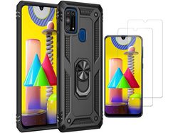 Kit Carcasa para Samsung Galaxy M31 HONGWE. Negro