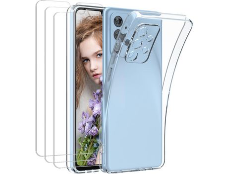 Kit Carcasa para Samsung A33 HONGWE Transparente