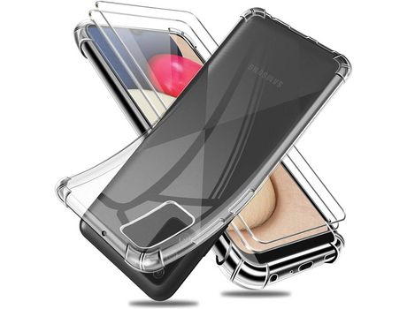 Kit Carcasa para Samsung A03S HONGWE Transparente