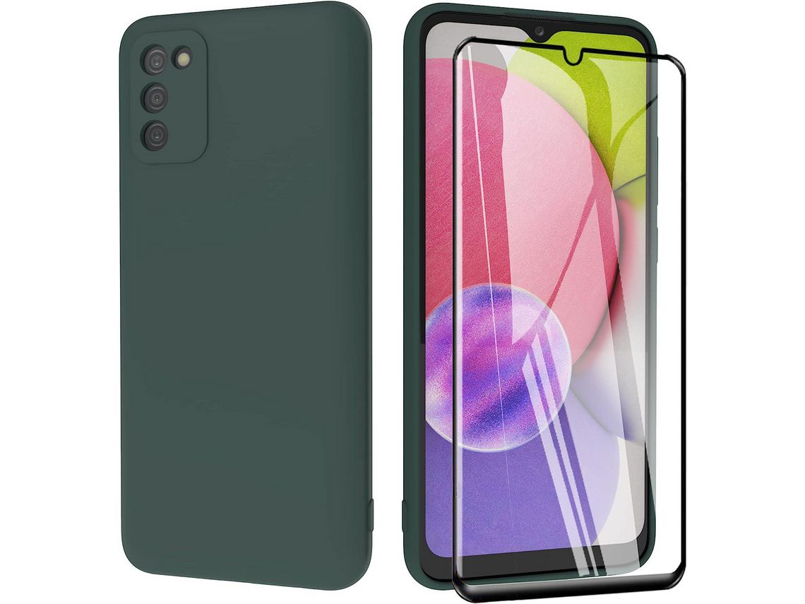 Kit Carcasa para Samsung Galaxy A03S HONGWE. Verde