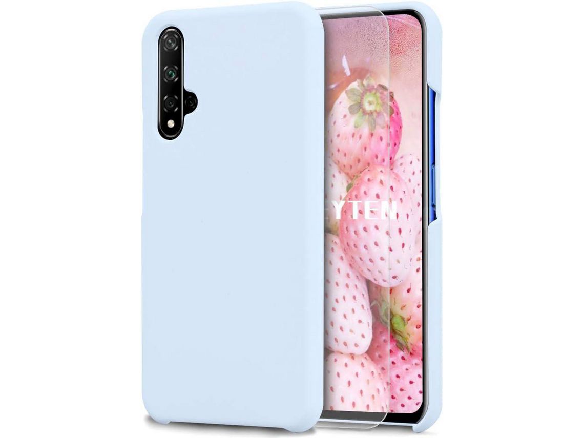 Kit Carcasa para Honor 20 HONGWE. Azul Claro