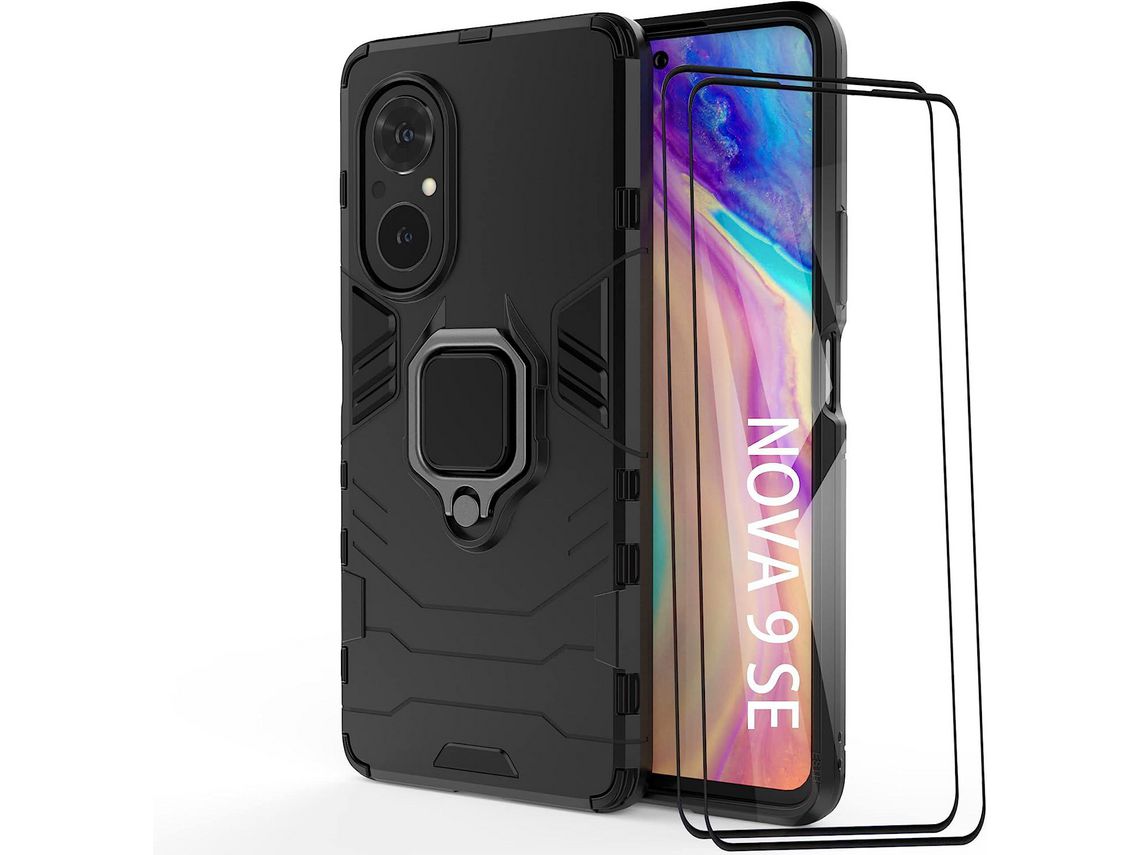 Kit Carcasa para Huawei Nova 9 Se Honor 50 Se HONGWE. Negro