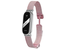 Pulsera para Xiaomi Smart Band 10/9/8 NFC - Acero inoxidable - Cierre magnético - Diseño de espiga de trigo