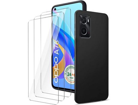 Kit Carcasa para Oppo A76 HONGWE Negro