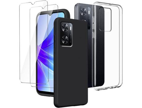 Kit Carcasa para Oppo A57S HONGWE Negro