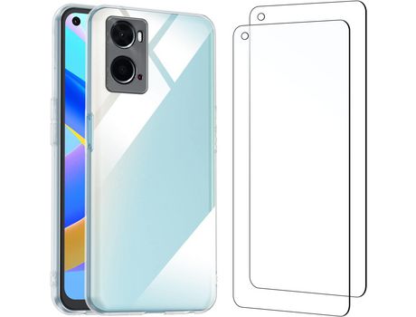 Kit Carcasa para Oppo A76 HONGWE Transparente