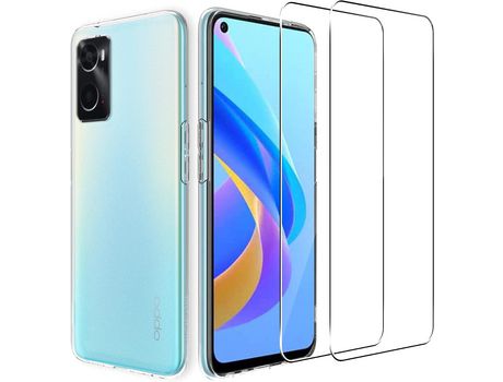 Kit Carcasa para Oppo A76 HONGWE Transparente