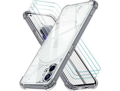 Kit Carcasa para Nothing Phone 1 HONGWE Transparente